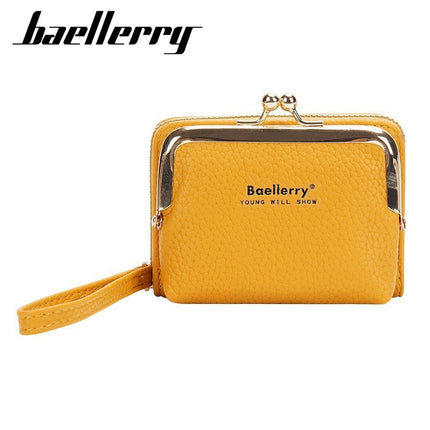 Baellerry New Women's Coin Purse Japanese Style Lychee Pattern Zipper Organ Mini Small Bag Wholesale Card Holder