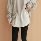White-button [brushed]] / Free size (recommended 40.00 kg-60.00 kg