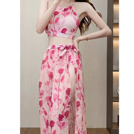 Bikini Bikini Split Swimsuit Women's Three-piece Set South Korea Sexy Hot Spring Internet Celebrity Holiday New Swimwear for Women