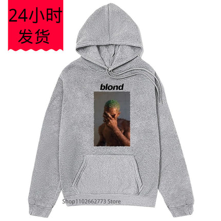 R&B Music Hoodie Frank O-Ocean Blond Sweatshirt Aesthetic Cl