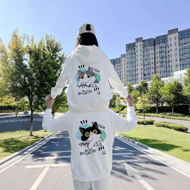 High-grade oversize Men's and Women's Top Special Couple Clothing Autumn and Winter fleece-lined Hooded Sweat Fashion Brand Class Clothes