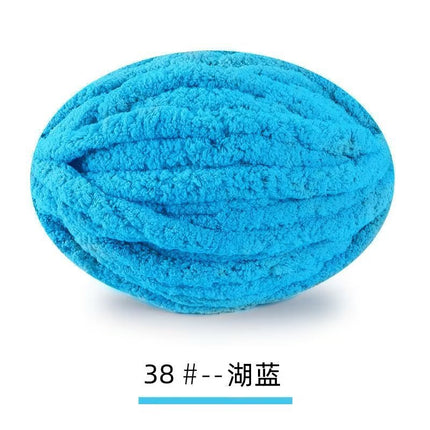 Super Thick Ice Strip Iceland Hand-woven Scarf Hat Blanket Mat Cat's Nest Wool Group Hand-woven DIY Material Bag