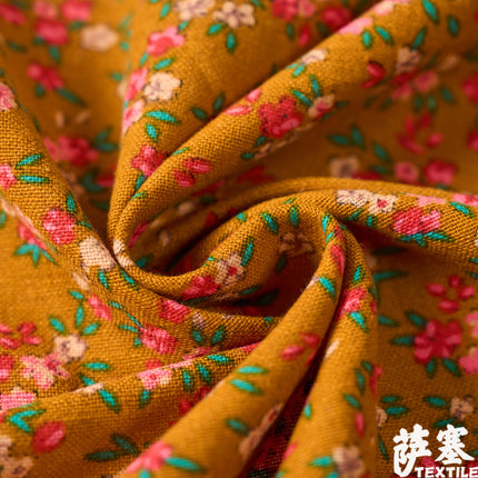 Hemp Cotton Digital Printing Fabric Printing Cotton and Linen Clothing Fabric Vintage Handmade DIY Tablecloth Patchwork Southeast Asia