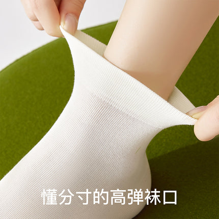 Socks Women's Pure Cotton Mid-Tube Socks Spring and Summer Breathable Boneless Socks Wholesale Confinement Socks with Birkenstock Shoes Solid Color Women's Socks