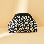 Leopard print [black and white] / 30*22*9cm
