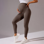 Maternity yoga pants [coffee brown] / S fits [ 45-57.5kg ]
