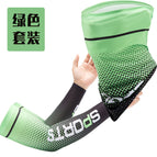 Ice sleeves + mask green / One Size