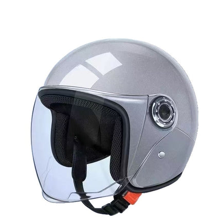 Suitable for Electric Vehicle Helmets, Autumn and Winter All-Season Helmets, Unisex Cold-Proof and Warm Motorcycle Lightweight Helmets