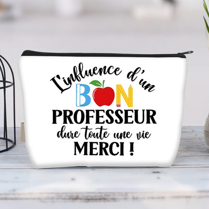 Cross-border Hot Selling Printed Canvas Cosmetic Bag Women Clutch Bag Student Zipper Pencil Case Wholesale Large Capacity Storage Bag