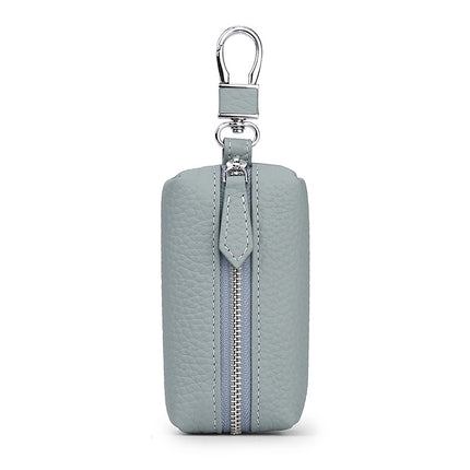 Upgraded High Quality Leather Exquisite Key Case Cowhide Key Case Home Car Key Dual Key Bag