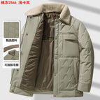 Cotton coat 2566 light khaki / Xl (recommended 45-60kg )