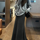 Dark grey, extended length / S