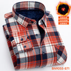 Bn9055-871winterfleece-linedheattechshirtmen's shirt / 39