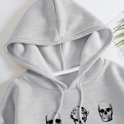 Fashion Joker Hoodie Skull Print