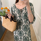 Ethnic green / One size fits all ( 42.5-75kg )