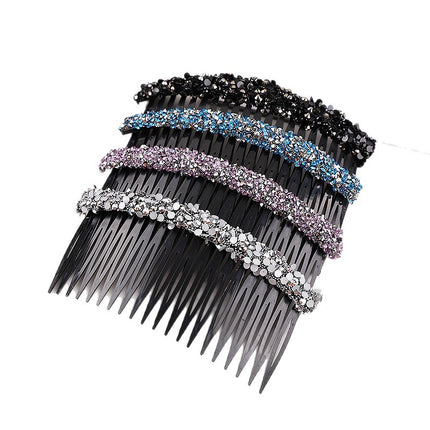 Hair Clips for Women, Clips for Tidying up Stray Hair at the Back of the Head, Insert Combs, Bangs Hairpins, Hair Accessories, Headbands, Rhinestone Rows, Non-Damaging to Hair