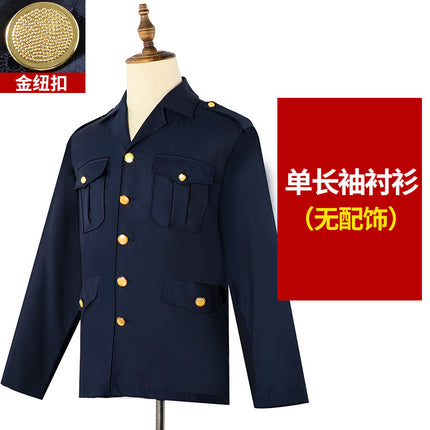 New-style Security Work Clothes Shirt Security Clothes Summer Clothes Short-sleeved Shirt Security Uniform Summer suit Men's Etiquette Clothes
