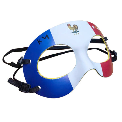 New Football Basketball Protective Sports Anti-Collision Nose Face Protection Imitation Mbappe Same Rooster Mask Performance Cross-Border