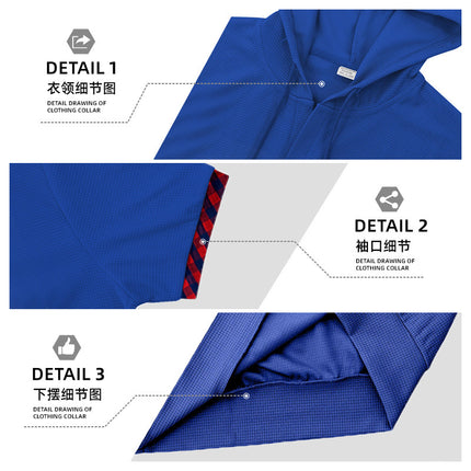 Europe and the United States cross-border summer fast selling Amazon hooded waffle T-shirt men's sports casual short sleeve shorts suit