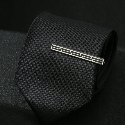 New Guofeng Gun Black Laser Ancient Pattern Roman Pattern Flat Tire Clip logo Men's Lover Clip