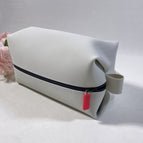 21*13*11CM / Large pleated toiletry bag (light blue)