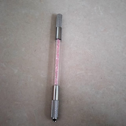 Tattoo Handmade Pen, High-End Fogging Pen, Eyebrow Tattoo Eyebrow Pencil, Semi-Permanent Tool, Single-Head Crystal Tattoo Pen