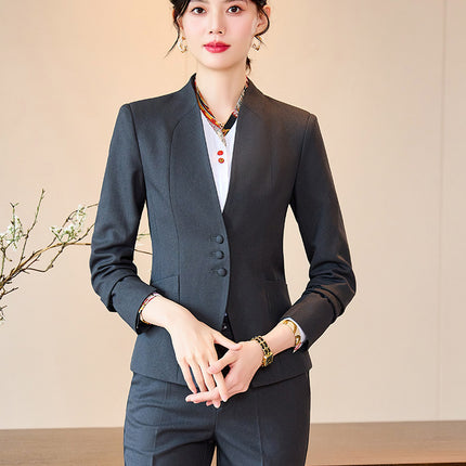 Medical Beauty Consultation Elegant Beautician Autumn and Winter 2025 New Slim Stewardess Uniform Front Desk Cashier Class Work Clothes
