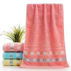 33*72 / Satin Square Towel Pink