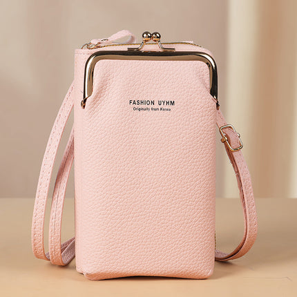 Factory wholesale mobile phone bag women's simple all-match small messenger bag multi-use change purse mobile phone bag Mini small bag for women