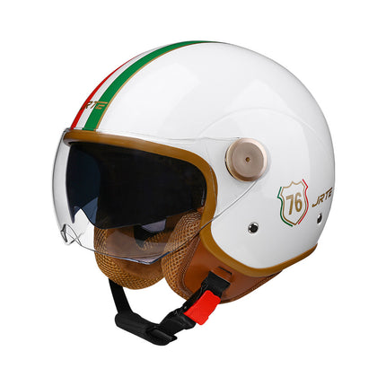 3c certified motorcycle helmet electric car helmet Harley universal battery car Four Seasons universal personality half helmet
