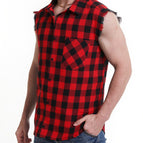 Red and black sunrise grid / Xxxl (european and american)