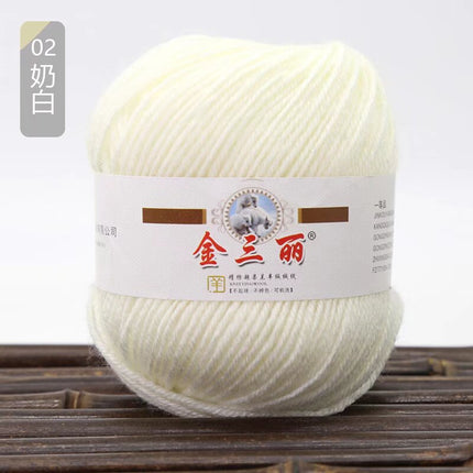 Jin Sanli acrylic baby line hand woven shoes cushion bag scarf diy hook shoes cushion wholesale specials