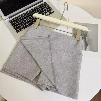 2024 Summer Pants Skirt Design Sense Sports Skirt Spice Girls Yoga Pants Anti-Light High Waist Hip Skirt Skirt