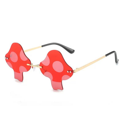 Fashion Retro Full-Frame Sunglasses Metal Frame Trendy Sunglasses for Men and Women Travel Street Photography Sunshade Glasses