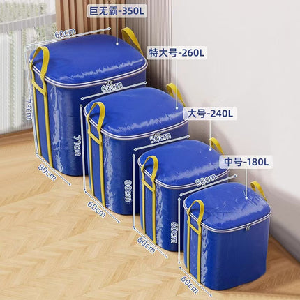 Moving bag large capacity sturdy and durable woven bag express clothes finishing box luggage quilt storage bag