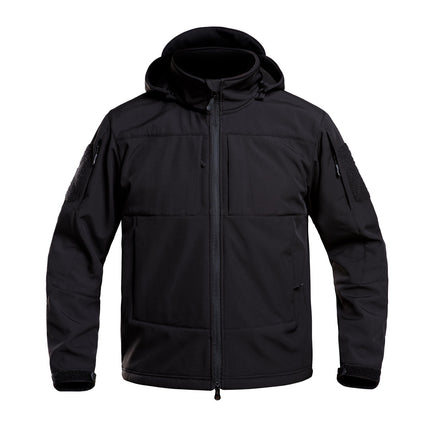 Bone frog sleeper soft shell jacket Bird's same cold-proof soft shell hat detachable outdoor tactical soft shell
