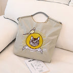 Light bulb cat light gray (excluding shoulder strap) / Medium