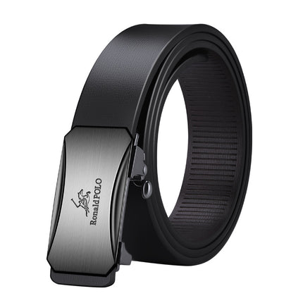 Cross-Border Paul Genuine Leather Belt 2026 New Model Men's Automatic Buckle Youth Trendy Trouser Belt Brand Belt Wholesale