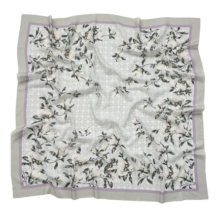Cross-Border New Product Voile Print 110 Square Scarf Classic Lace Scarf Turban Malaysian Shawl