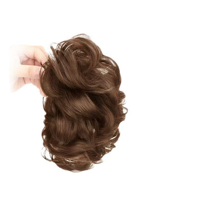 Explosive wig female clip hairpin hair package ball head coil hair flower short curly hair clip style flower bud fluffy