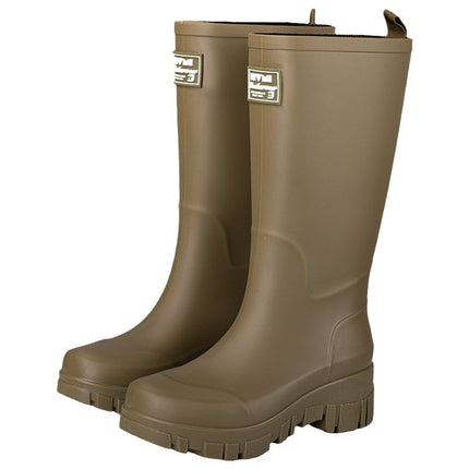 Cross-border Fashion Rain Boots Women's Thick-soled Wear-resistant Non-slip Water Shoes Korean-style Mid-high Camping Rain Boots Waterproof Car Wash Shoes