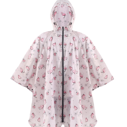 Ultra-thin outdoor cape raincoat adult zipper hiking mountaineering fishing camping poncho camouflage factory direct sales