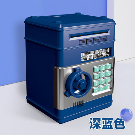 Cross-border atm smart password piggy bank large capacity children's creative piggy bank can only enter the piggy bank