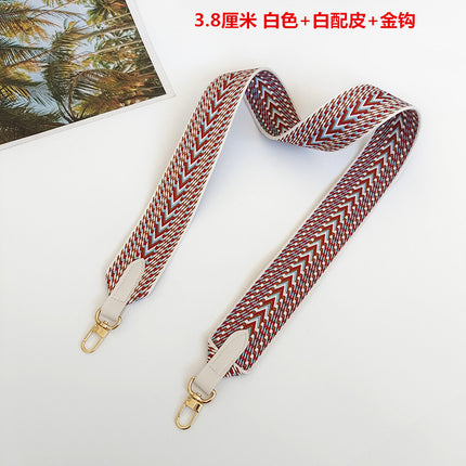 Canvas Bag Strap Accessories Crossbody Bag Strap Accessories Strap Crossbody Wide Extended Backpack Strap Pu Leather Woven Replacement Strap