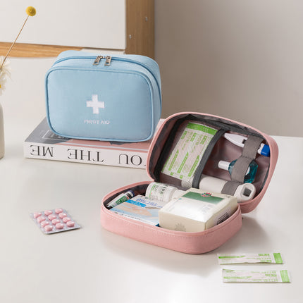 Travel Portable Medical Bag, Medicine Cosmetics Bag, Portable Medicine Bag, Outdoor Emergency Bag, Student Dormitory Medical First Aid Bag