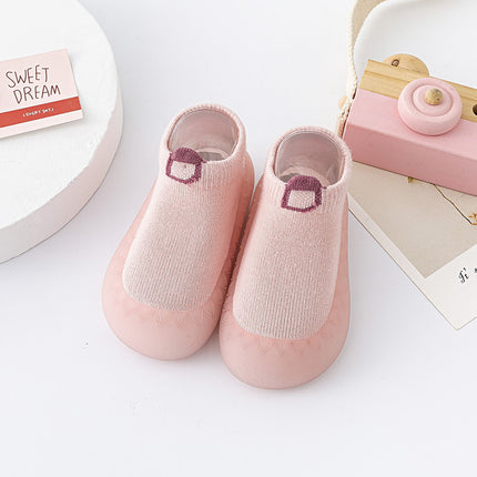 2024 Spring New Children's Floor Socks and Shoes Anti-Falling Soft Sole Baby Toddler Shoes Indoor Knitted Socks and Shoes
