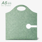 Green/A5 portable storage bag