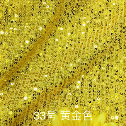 3mm straight sequins embroidered stretch mesh vertical embroidered beads fabric dress wedding dress stage clothing fabric wholesale