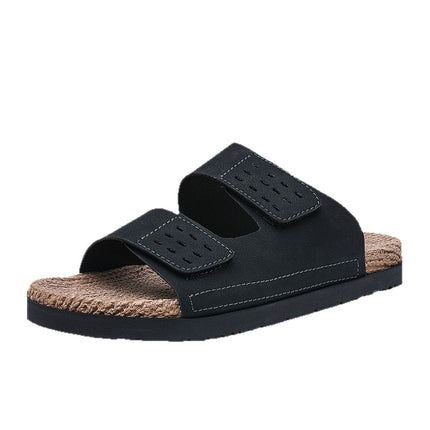 Designer 2025 Sandals for Men's Summer Outer Wear Deodorant Driver's Dual-Purpose Sandals and Slippers for Men's Genuine Leather Sports Beach Shoes