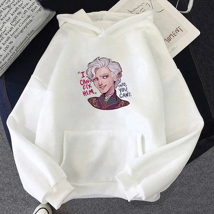 I Can Fix Him Print Hoodie Baldur's Gate 3 Astarion Manga Grap